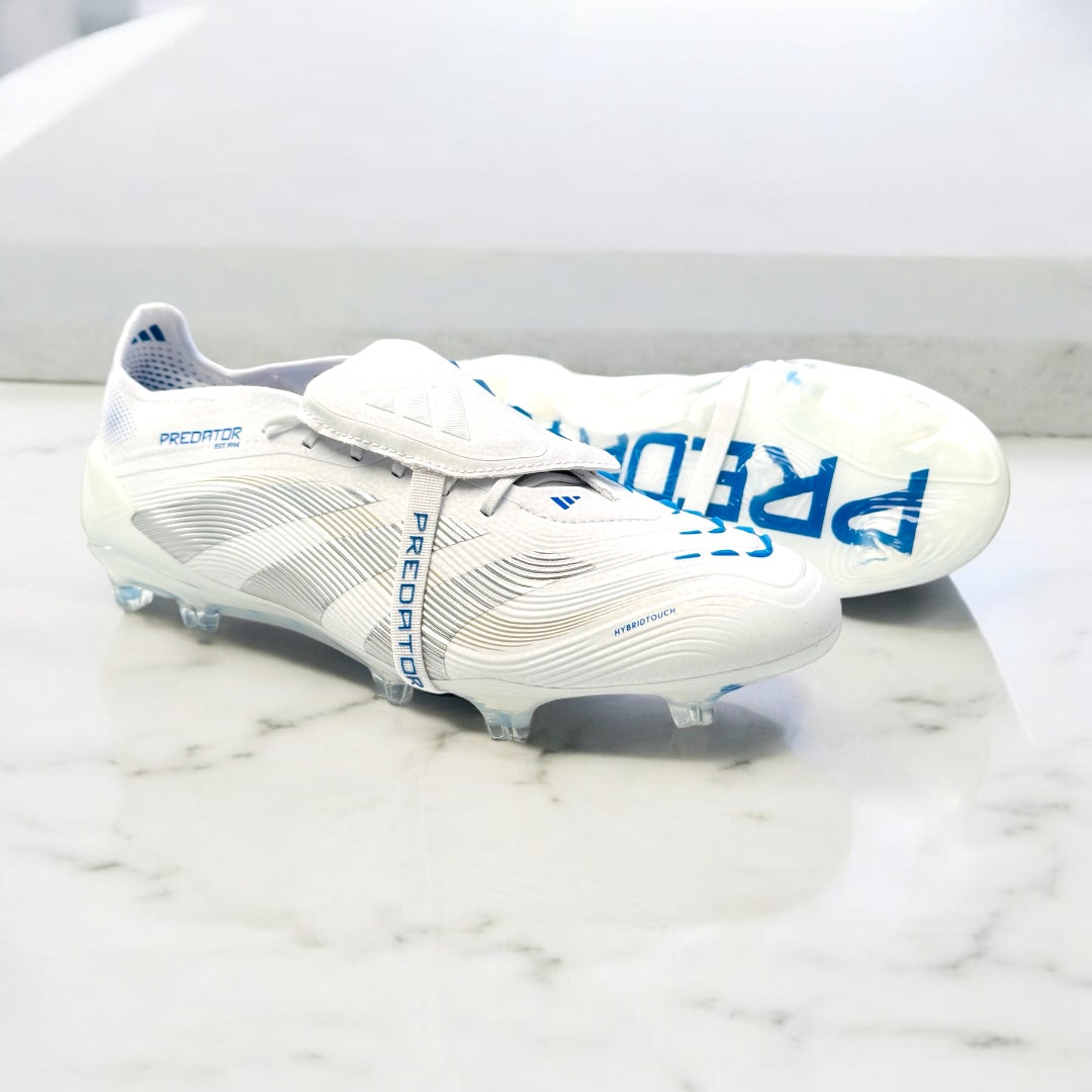 Adidas Predator Elite FT FG - White/Silver/Blue 'Polar Victory' Pack