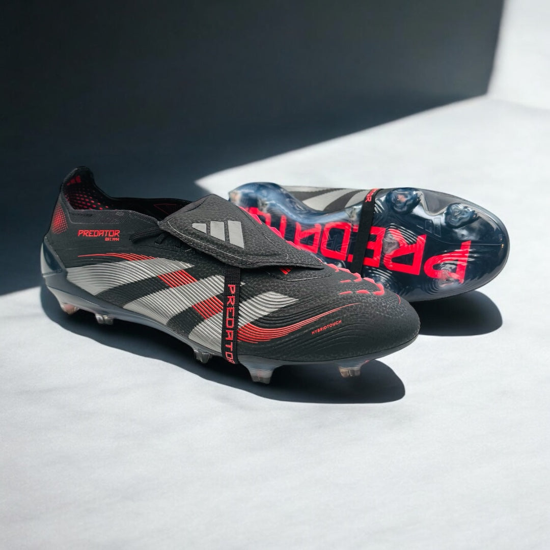 Adidas Predator Elite FT FG - Black/Grey/Red 'Stealth Victory' Pack