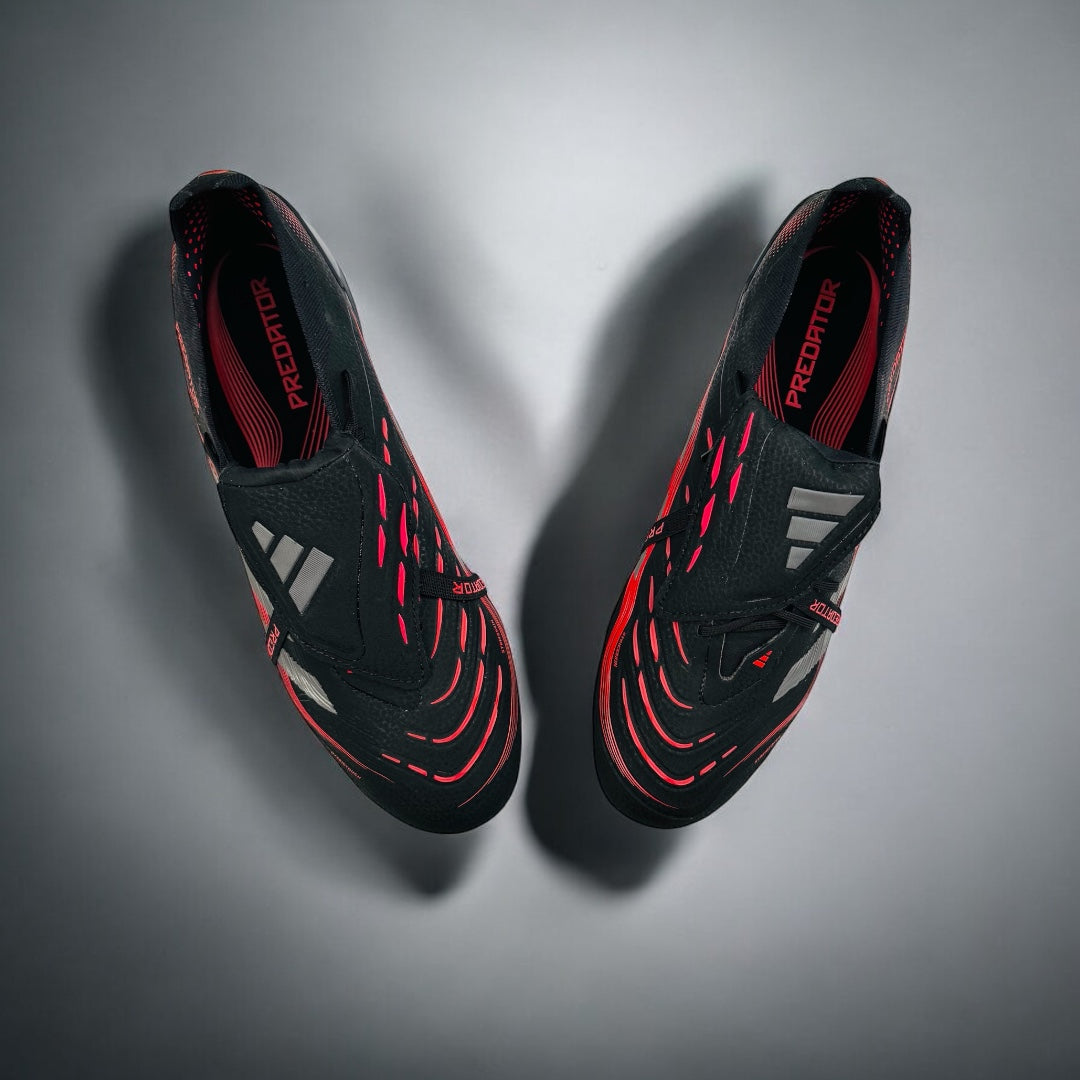 Adidas Predator Elite FT FG - Black/Grey/Red 'Stealth Victory' Pack