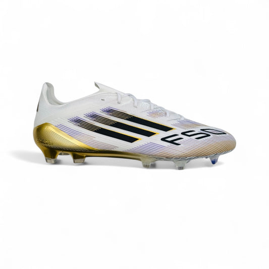 Adidas F50 Elite FG 'Road to Glory' Pack - White/Core Black/Met Gold