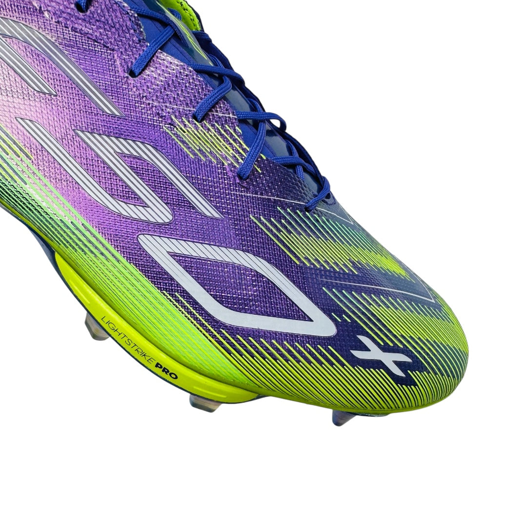 Adidas F50+ Elite FG Purple Rush/White/Lucid Lemon 'Radiant Blaze Pack'