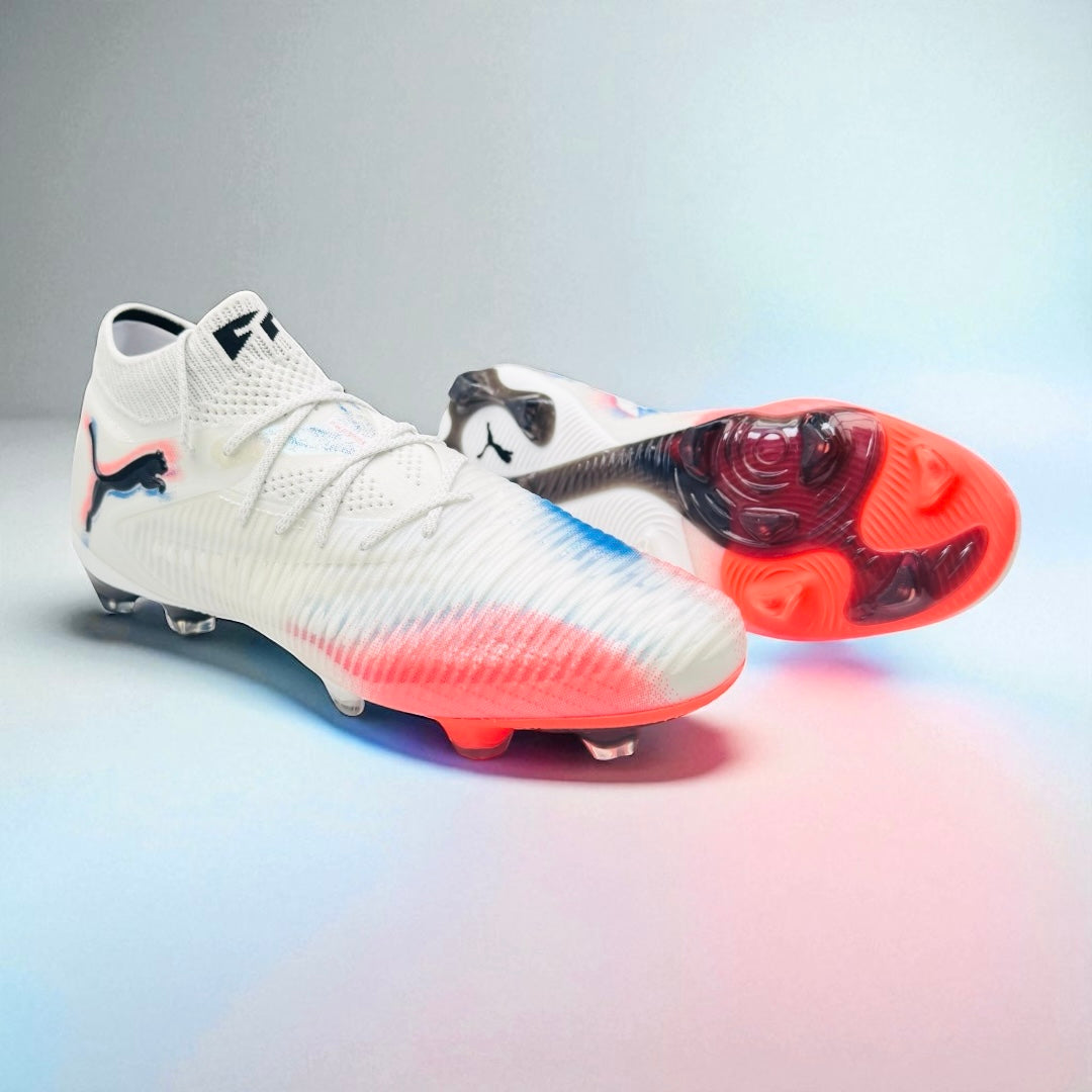 Puma Future 8 Ultimate FG PUMA White-PUMA Black-Glowing Red