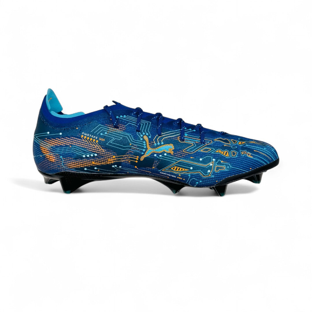 Puma Ultra 5 Carbon Speed (Special Edition) FG Vivid Blue/Heat Fire/Bright Aqua/Puma Black