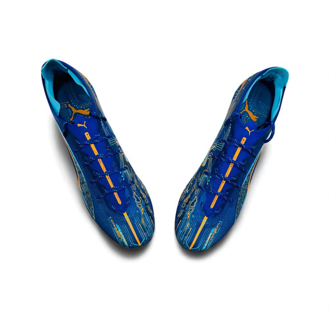 Puma Ultra 5 Carbon Speed (Special Edition) FG Vivid Blue/Heat Fire/Bright Aqua/Puma Black