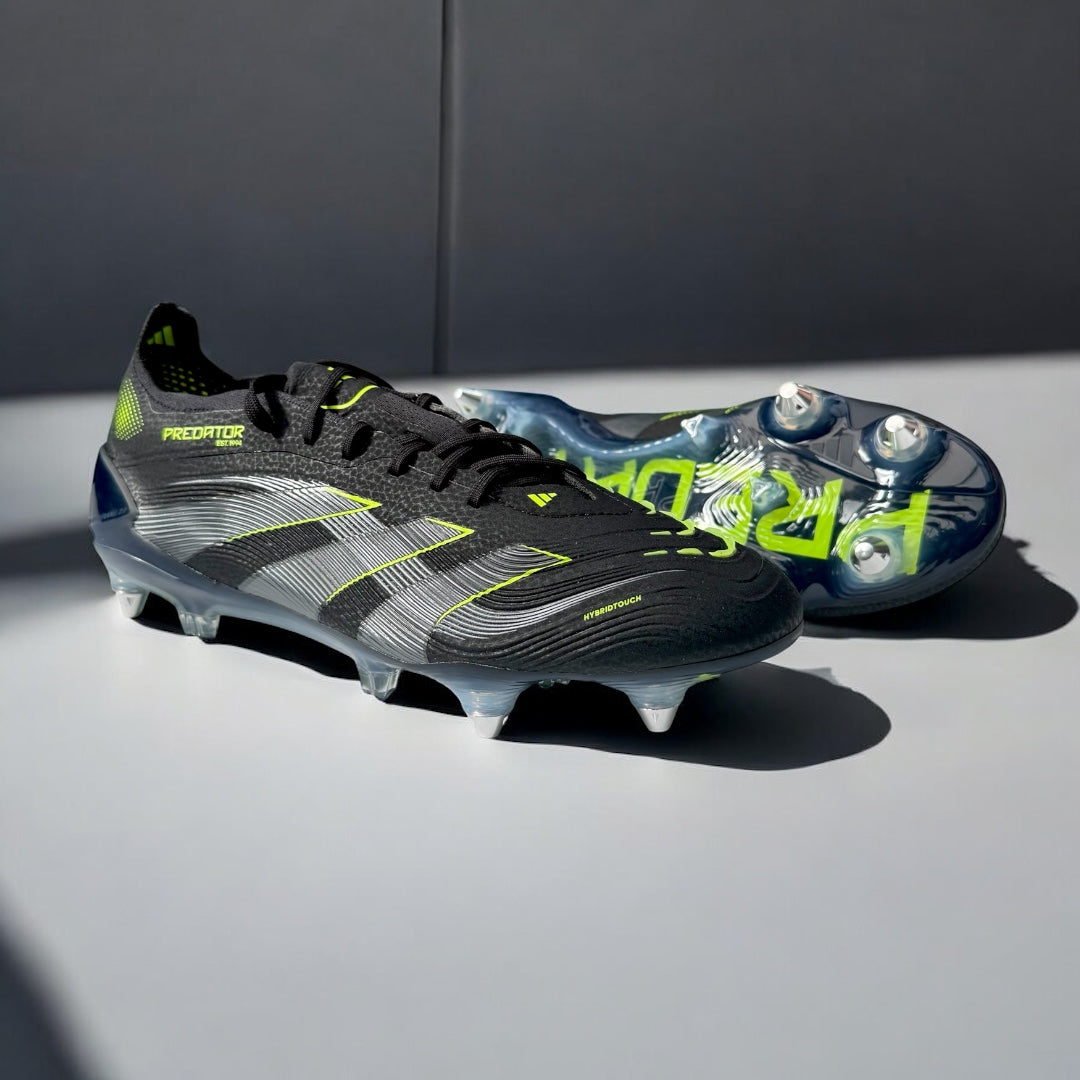 Adidas Predator Elite SG - Core Black/Carbon/Lucid Lemon 'Electric Stealth' Pack