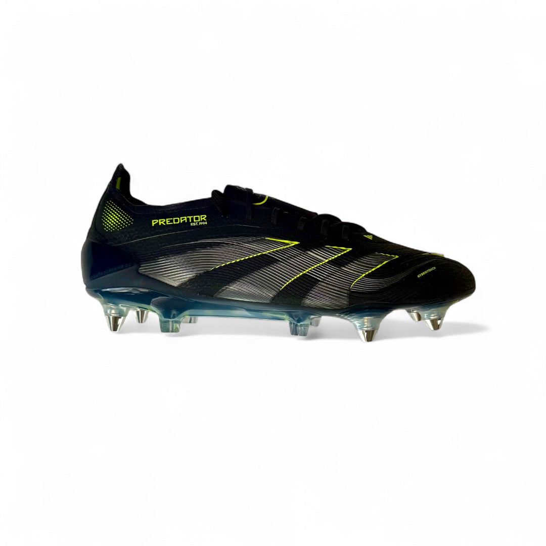 Adidas Predator Elite SG - Core Black/Carbon/Lucid Lemon 'Electric Stealth' Pack