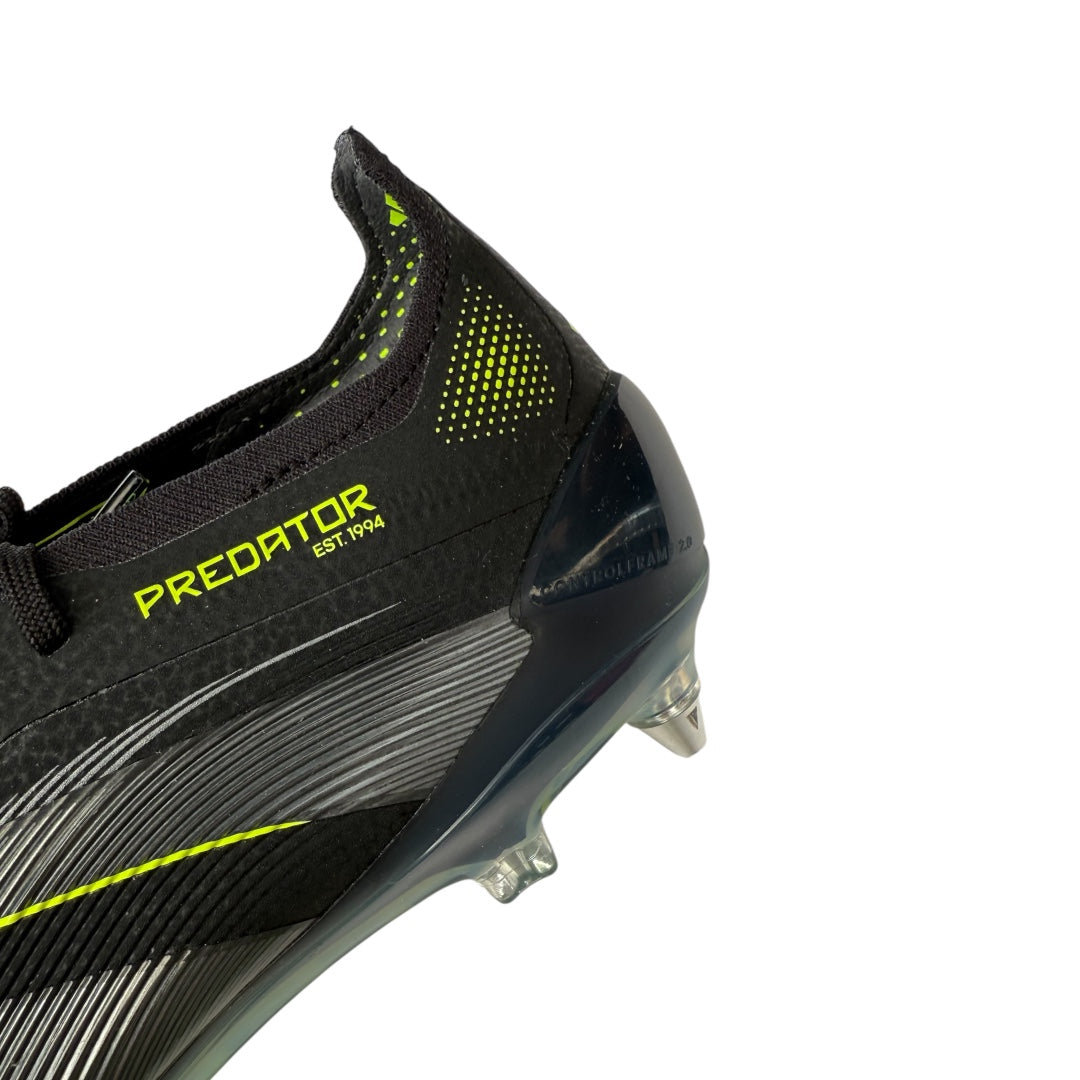 Adidas Predator Elite SG - Core Black/Carbon/Lucid Lemon 'Electric Stealth' Pack