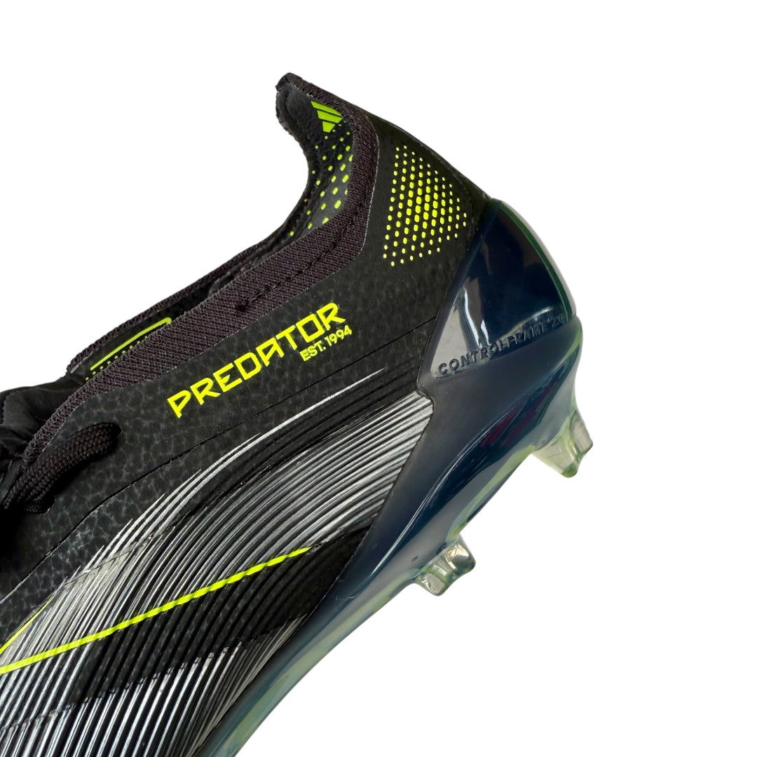 Adidas Predator Elite FT FG - Core Black/Carbon/Lucid Lemon 'Electric Stealth'