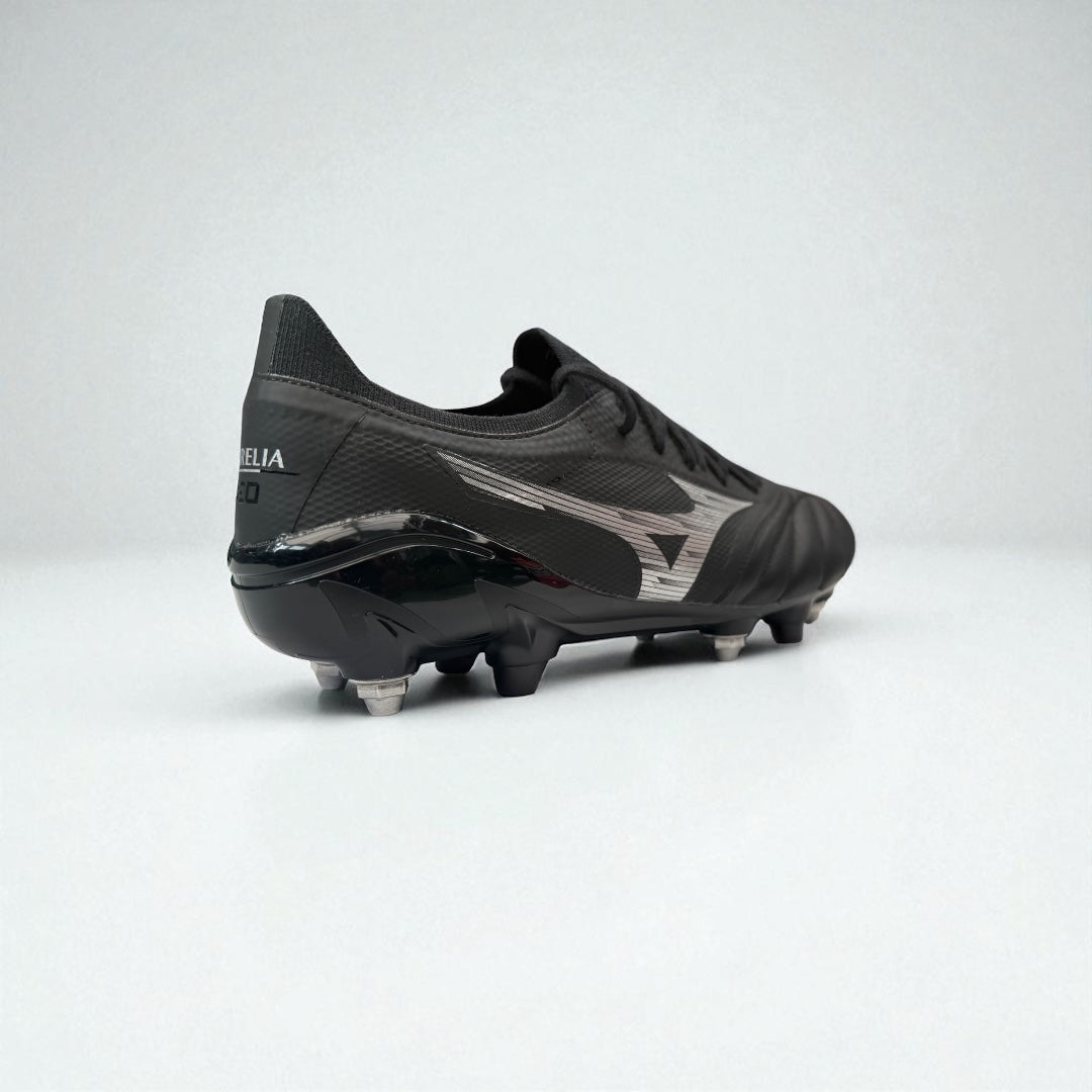 MIZUNO MORELIA NEO IV BETA ELITE MIX SG Black/Galaxy Silver/Black.