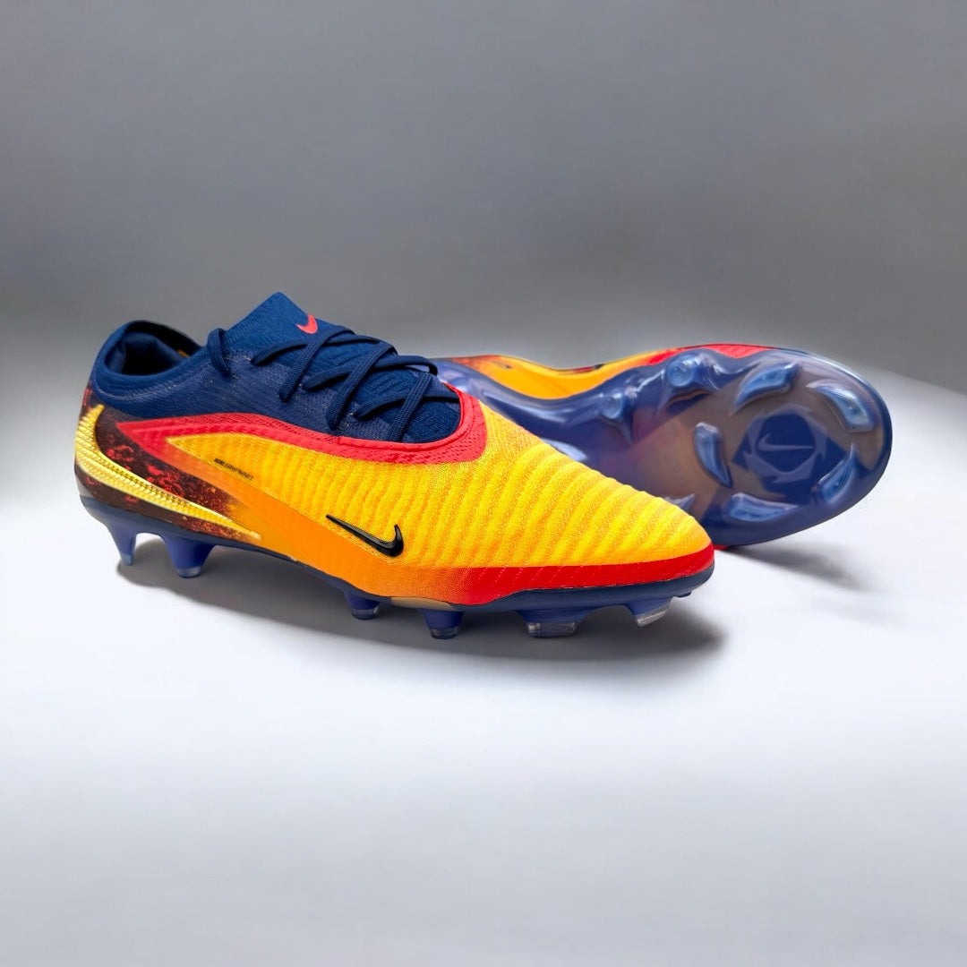 NIKE PHANTOM 6 ELITE LOW X HAALAND FG Laser Orange/Lemon Venom/Blue Void