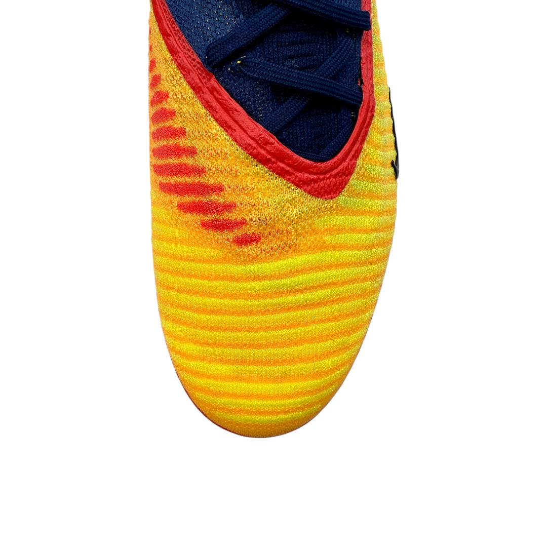 NIKE PHANTOM 6 ELITE LOW X HAALAND FG Laser Orange/Lemon Venom/Blue Void
