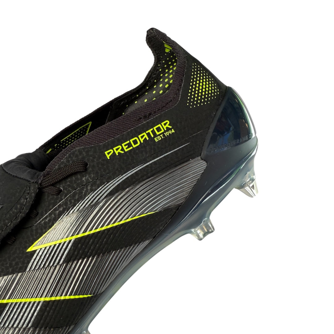 Adidas Predator Elite FT SG - Core Black/Carbon/Lucid Lemon 'Electric Stealth' Pack