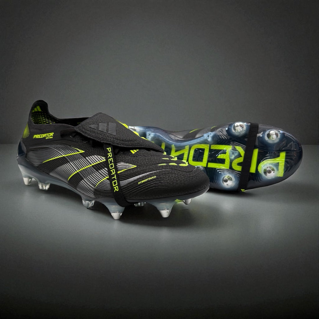 Adidas Predator Elite FT SG - Core Black/Carbon/Lucid Lemon 'Electric Stealth' Pack