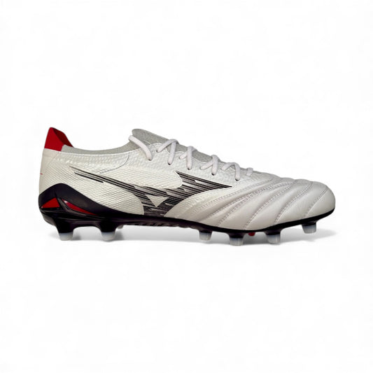 MIZUNO MORELIA NEO IV BETA ELITE FG White/Black/Chalk Red
