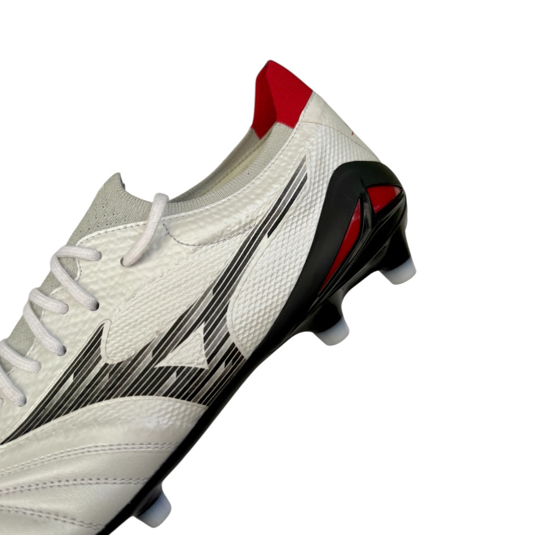 MIZUNO MORELIA NEO IV BETA ELITE FG White/Black/Chalk Red