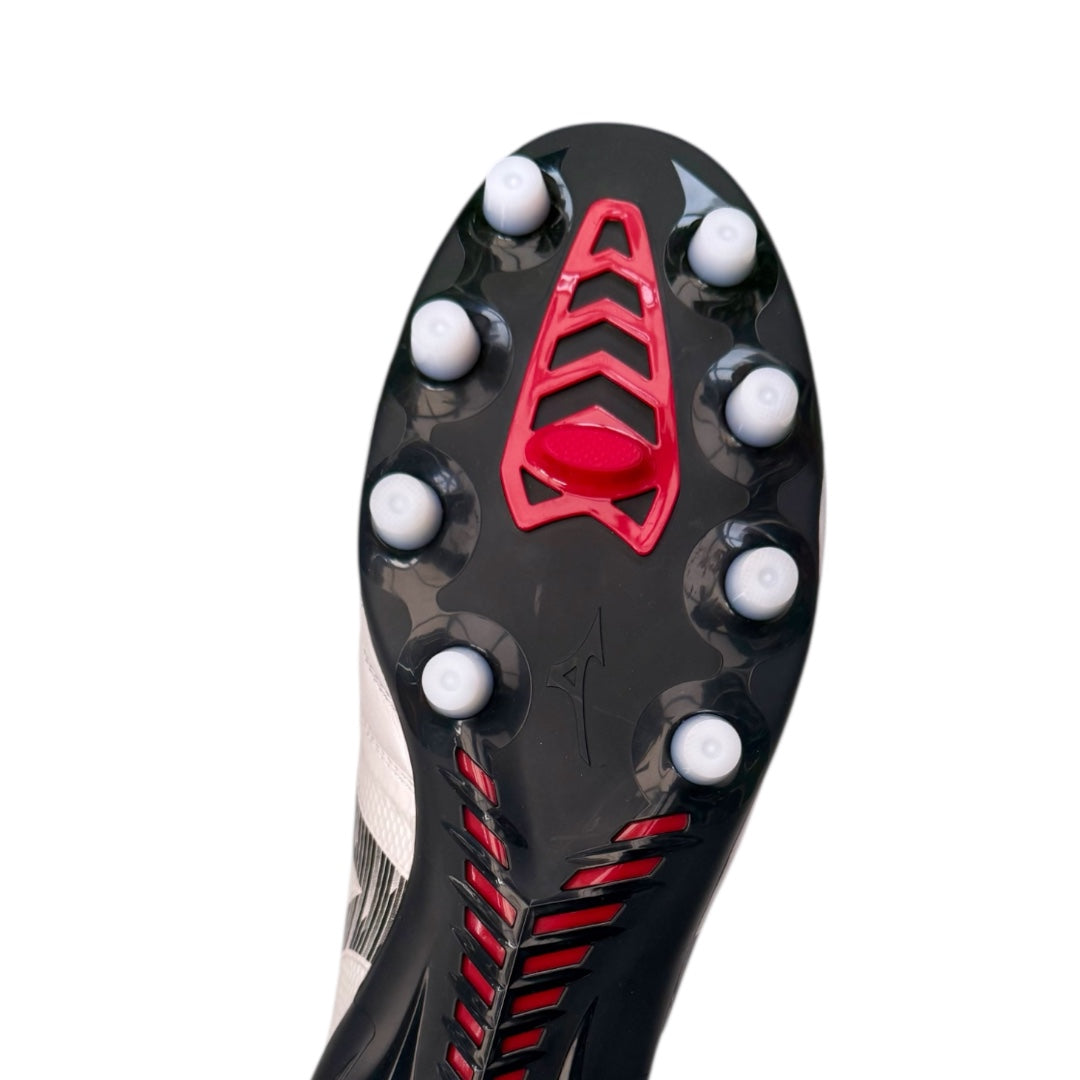 MIZUNO MORELIA NEO IV BETA ELITE FG White/Black/Chalk Red