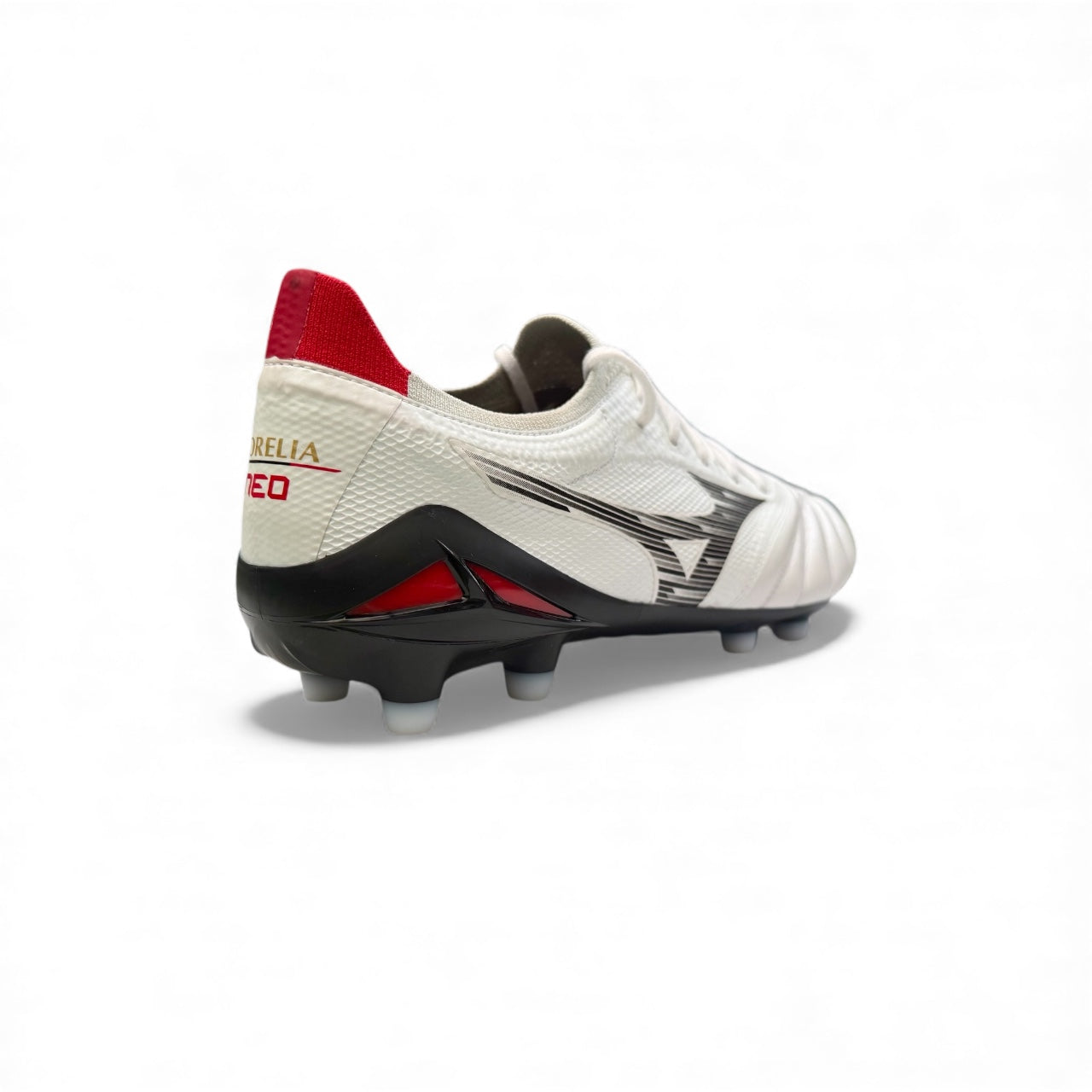 MIZUNO MORELIA NEO IV BETA ELITE FG White/Black/Chalk Red