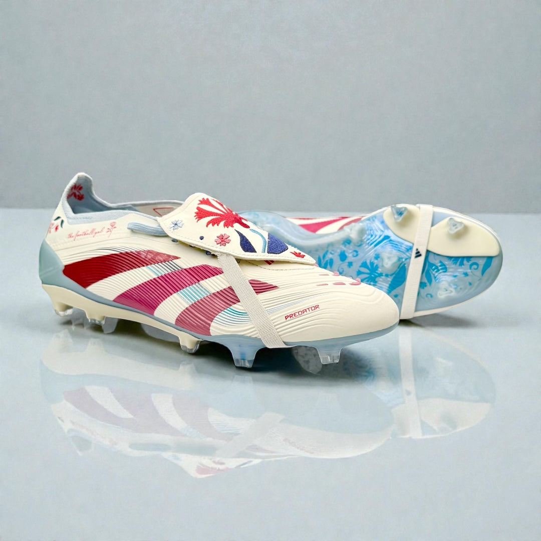 Adidas Predator Elite Tongue X TFG FG - Off White/Easy Pink/Pure Ruby