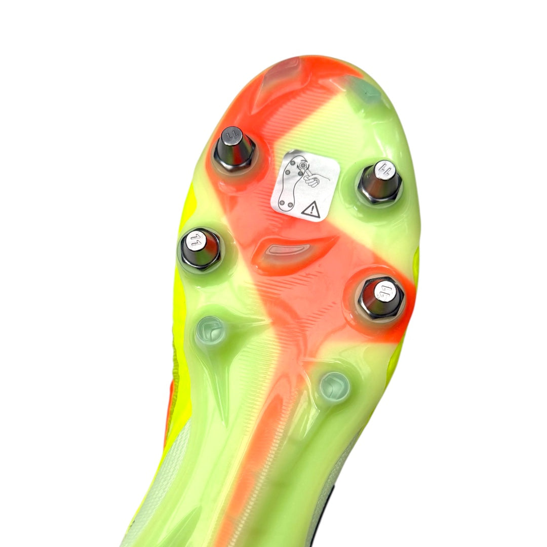 NIKE PHANTOM 6 ELITE LOW CUT SG-PLAYER EDITION 'MAX VOLTAGE' - LIMELIGHT/BLACK/HYPER CRIMSON 'Made in Bosnia'🇧🇦