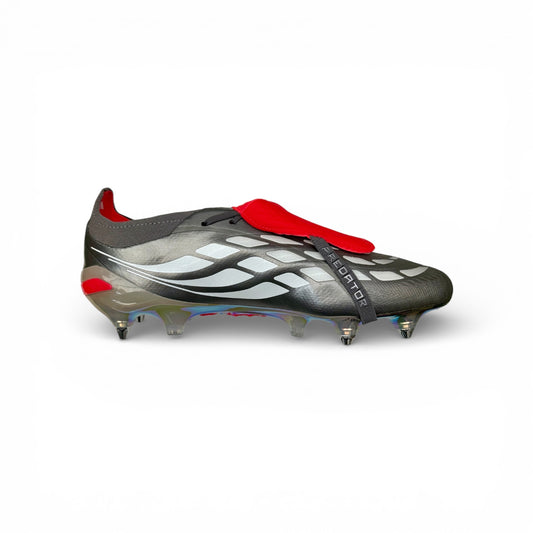 ADIDAS PREDATOR ELITE TONGUE SG Iron Met./Ftwr White/Lucid Red - Limited Edition -  'Finishers Steel'