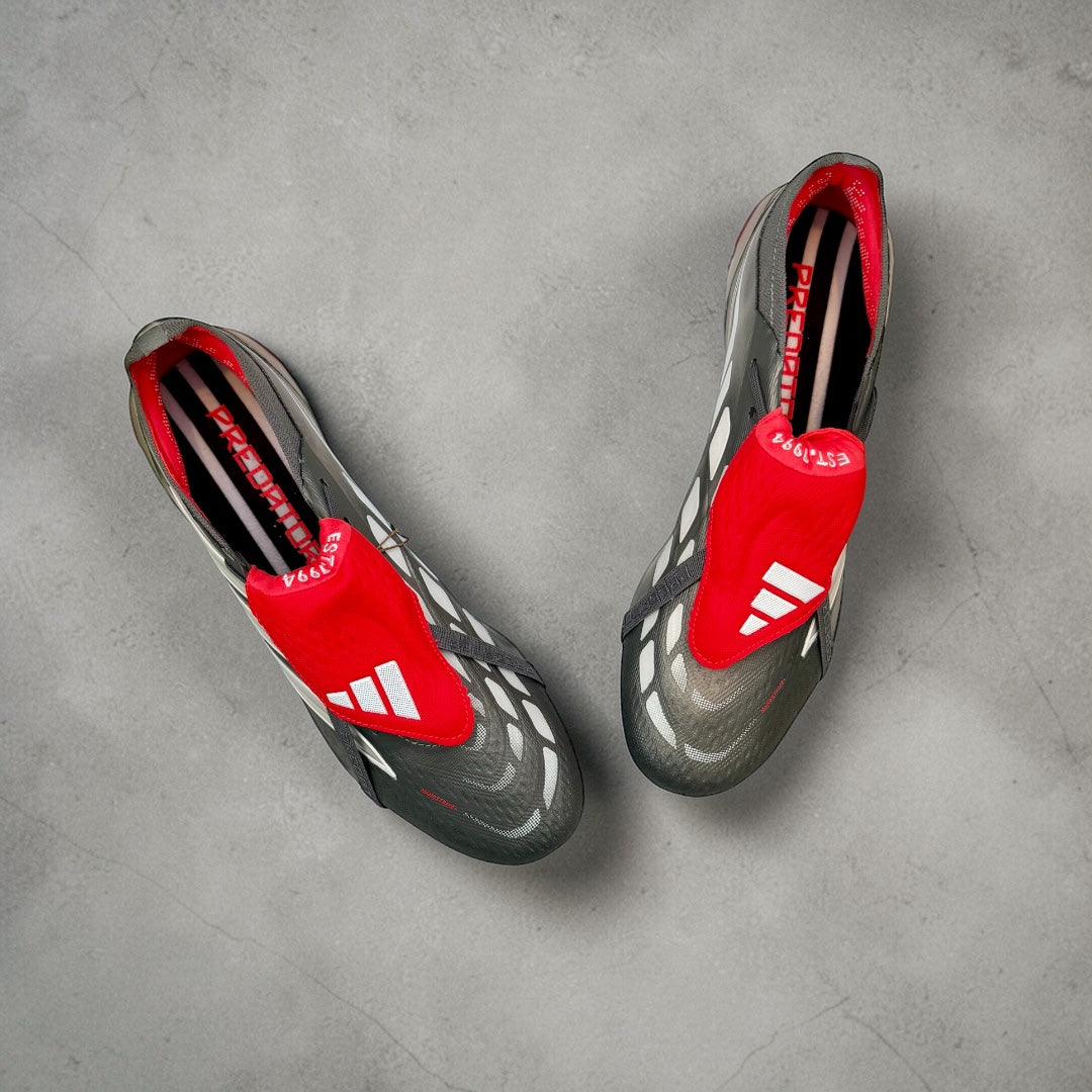 ADIDAS PREDATOR ELITE TONGUE SG Iron Met./Ftwr White/Lucid Red - Limited Edition -  'Finishers Steel'