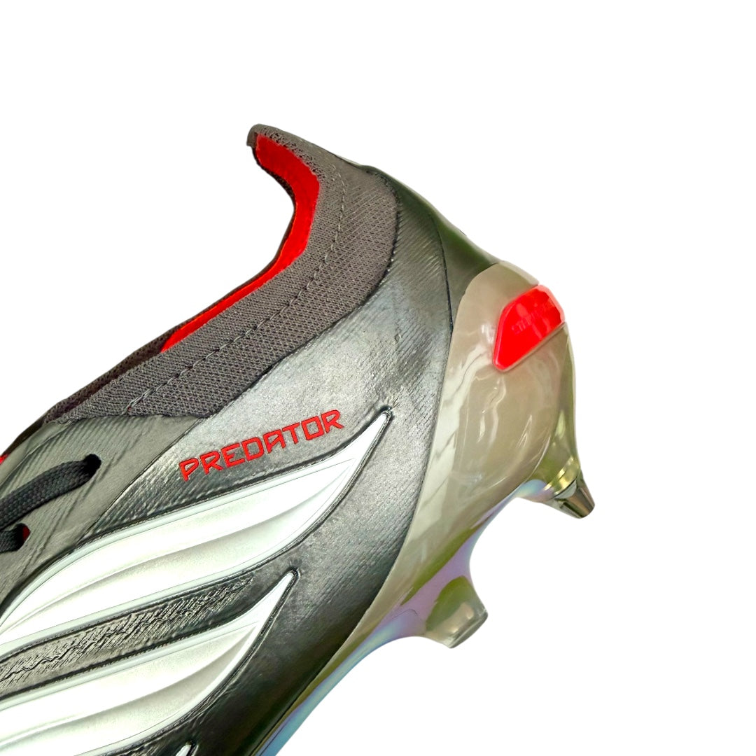 ADIDAS PREDATOR ELITE TONGUE SG Iron Met./Ftwr White/Lucid Red - Limited Edition -  'Finishers Steel'