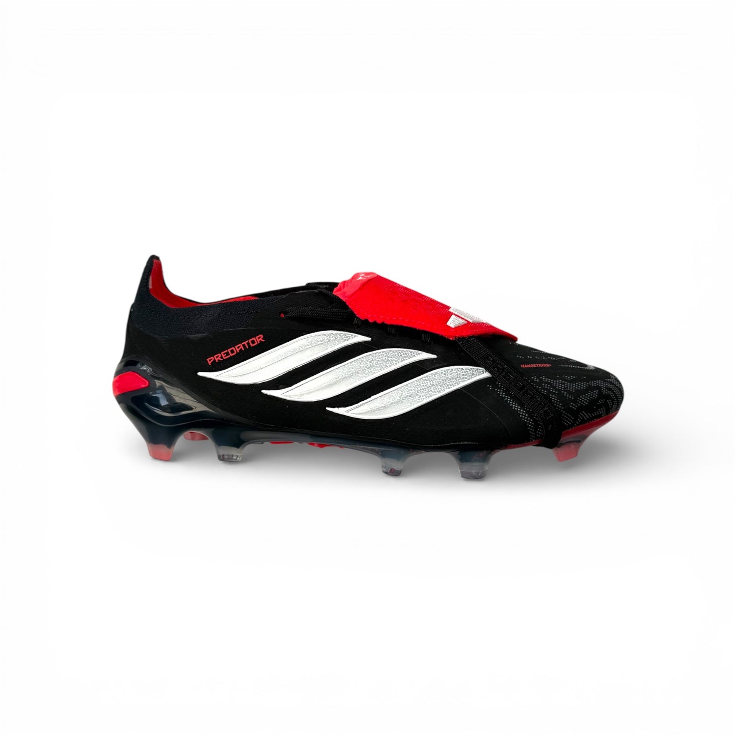 Adidas Predator Elite Tongue FG - Core Black/Ftwr White/Lucid Red
