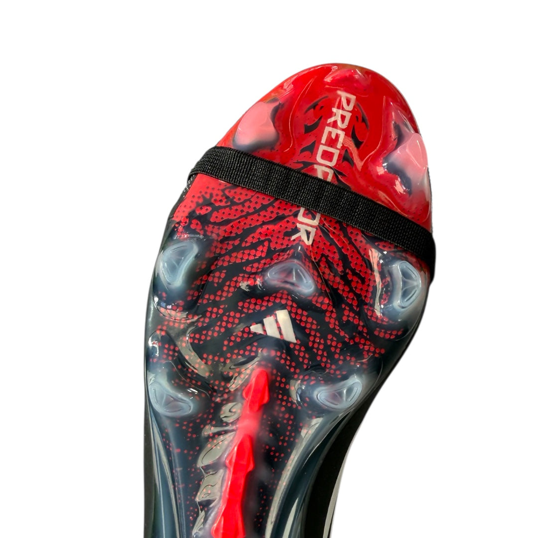 Adidas Predator Elite Tongue FG - Core Black/Ftwr White/Lucid Red