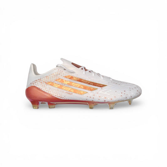 ADIDAS F50 ELITE X SALAH FG - Ftwr White/Golden Beige/Thermal Gold Met.