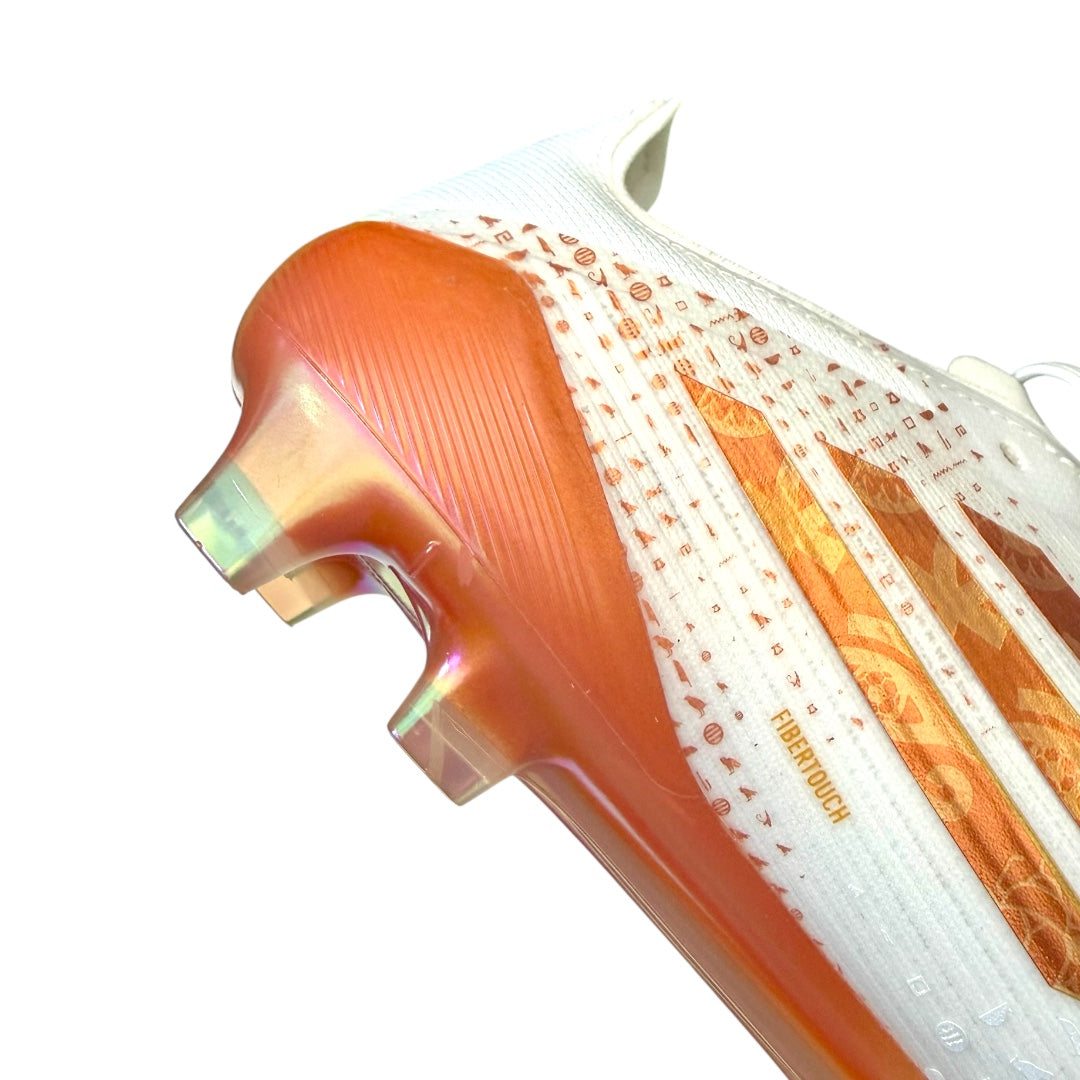 ADIDAS F50 ELITE X SALAH FG - Ftwr White/Golden Beige/Thermal Gold Met.