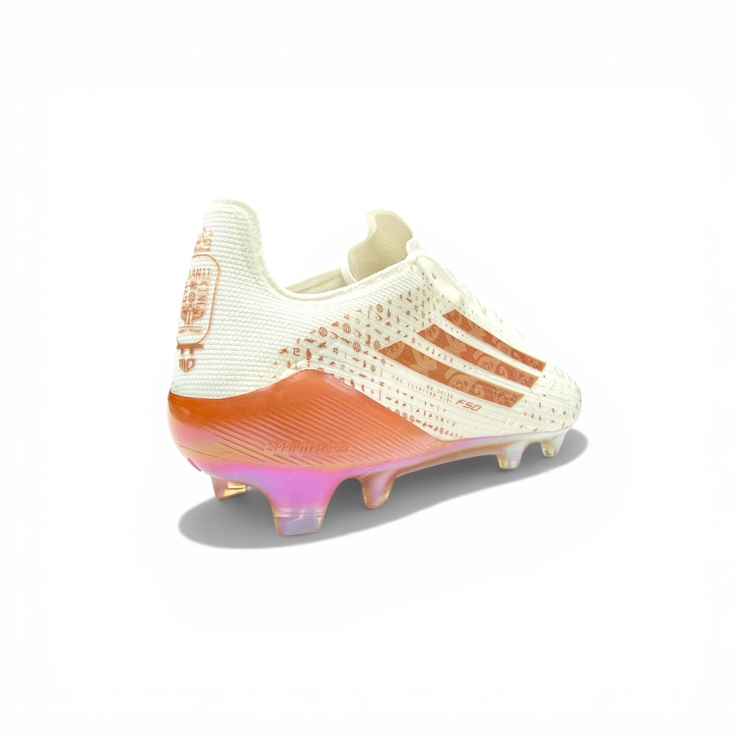 ADIDAS F50 ELITE X SALAH FG - Ftwr White/Golden Beige/Thermal Gold Met.
