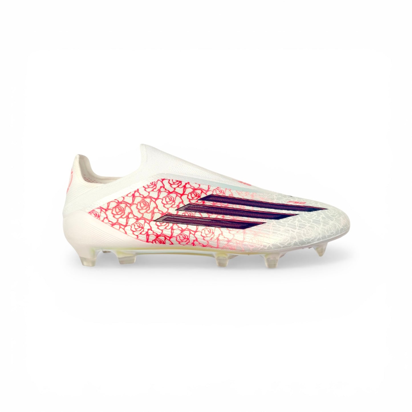 Adidas F50 Elite Laceless x Lamie Yamal FG - Ftwr White/Core Black/Lucid Red