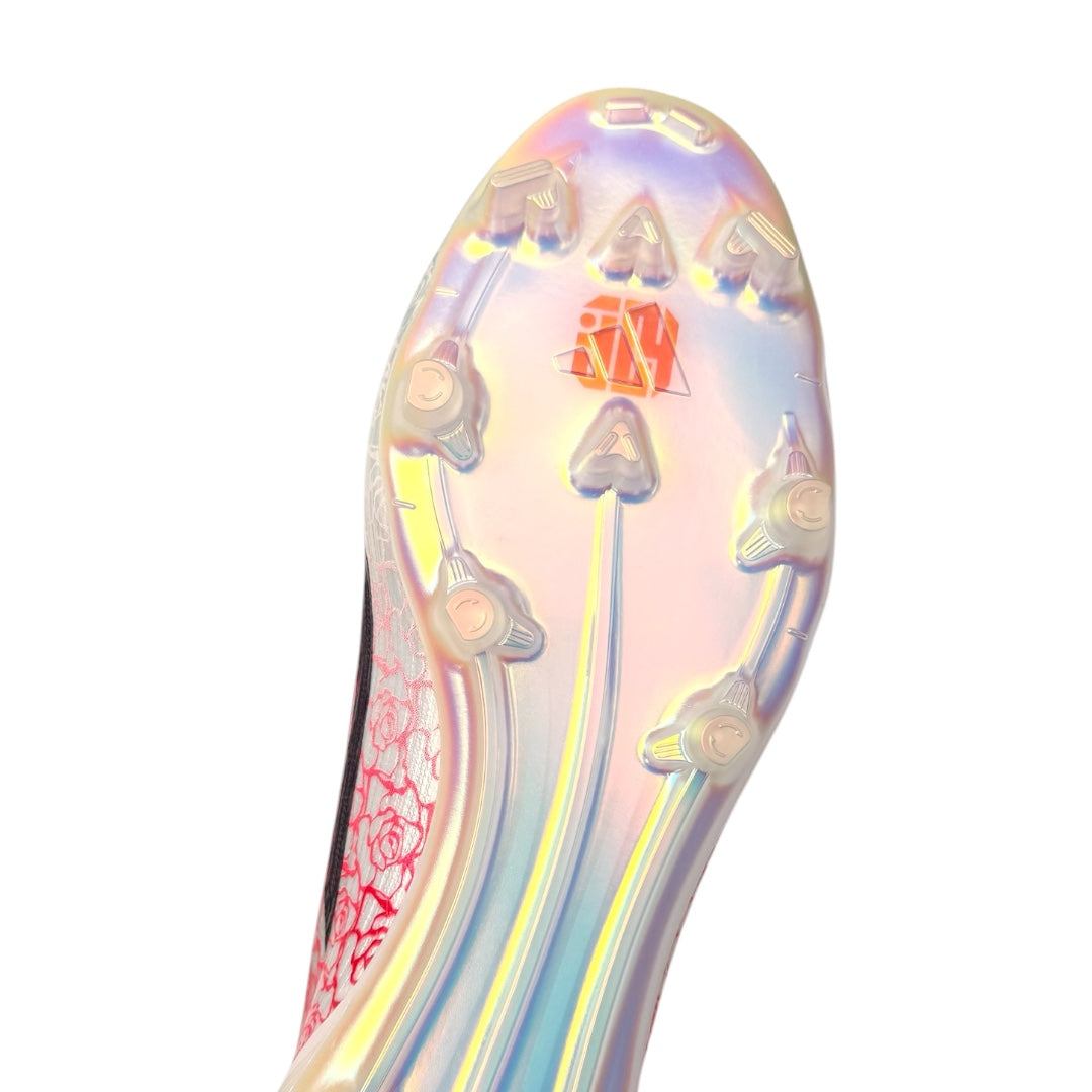 Adidas F50 Elite Laceless x Lamie Yamal FG - Ftwr White/Core Black/Lucid Red