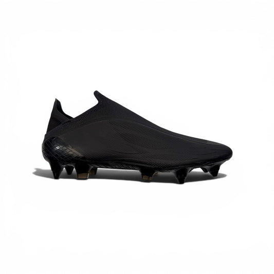Adidas X Speedflow + Soft Ground Black/Black Laceless