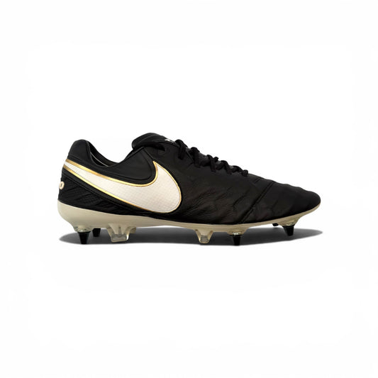 Nike Tiempo Legend 6 SG - Black/White/Metallic Gold