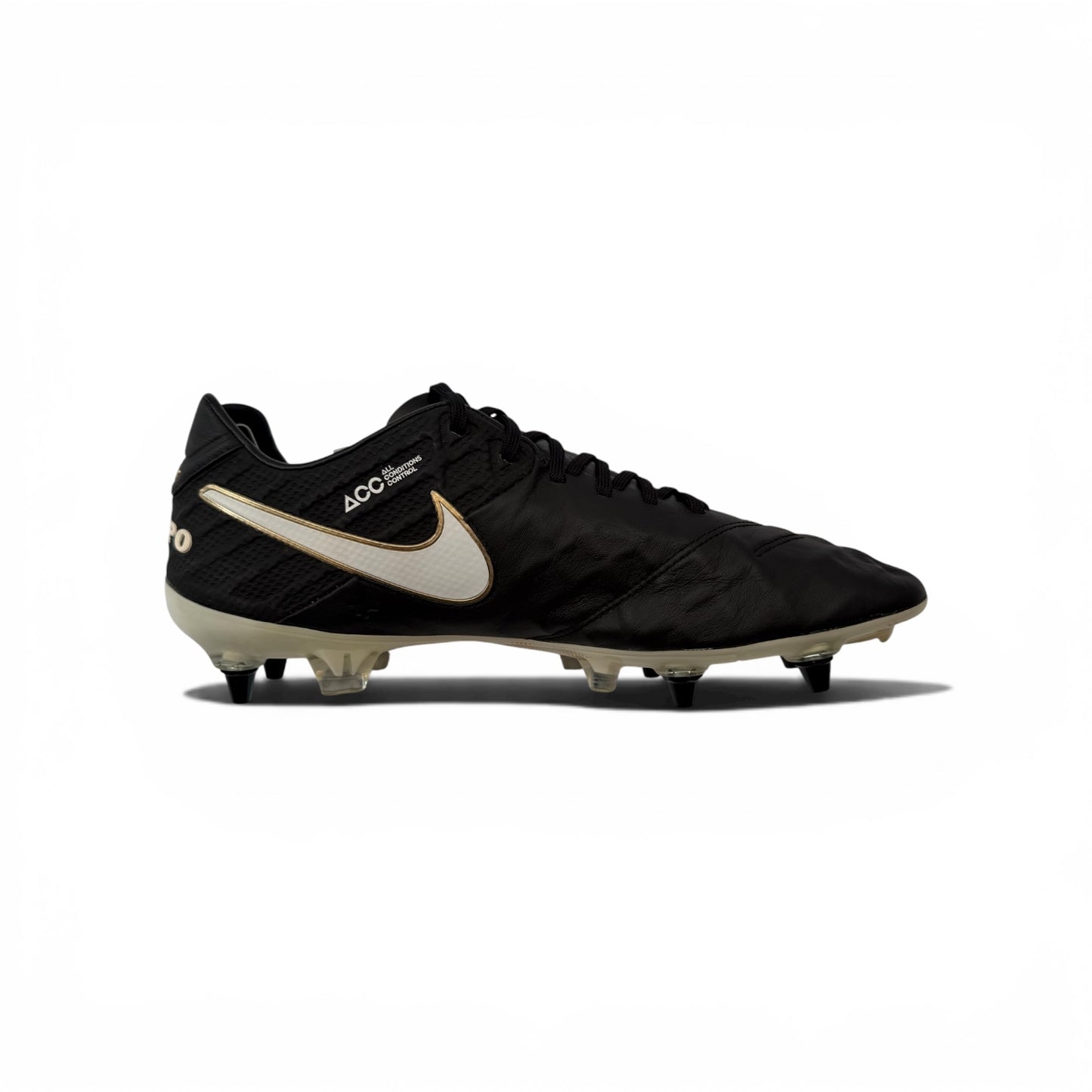 Nike Tiempo Legend 6 SG - Black/White/Metallic Gold