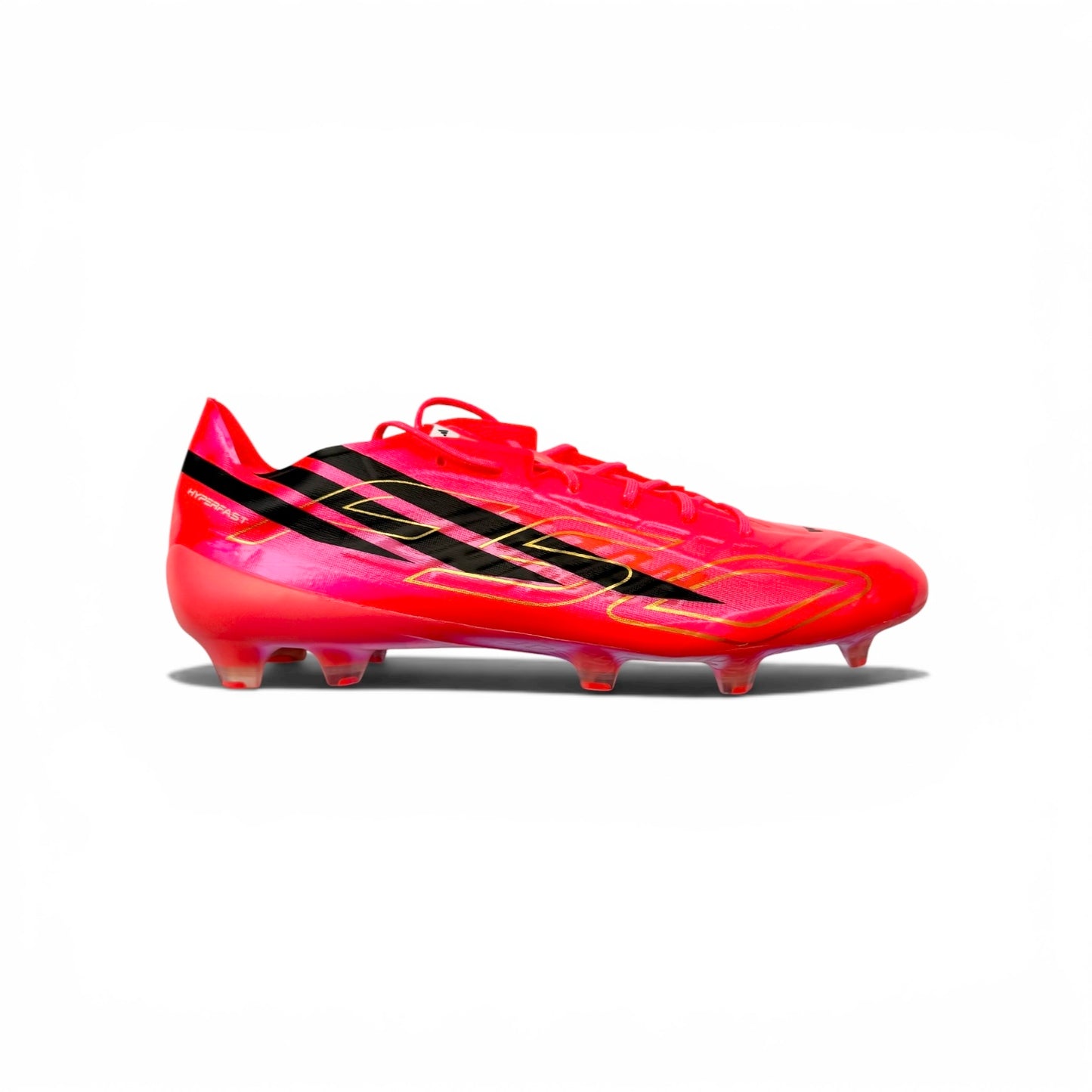 Adidas F50 Hyperfast Evo FG Solar Turbo/Core Black/Gold Met.