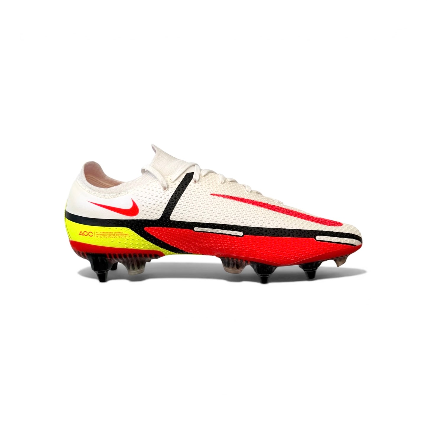 Nike Phantom GT2 SG ELITE 'Motivation' - White/Bright Crimson/Volt/Black' (Made in Bosnia)