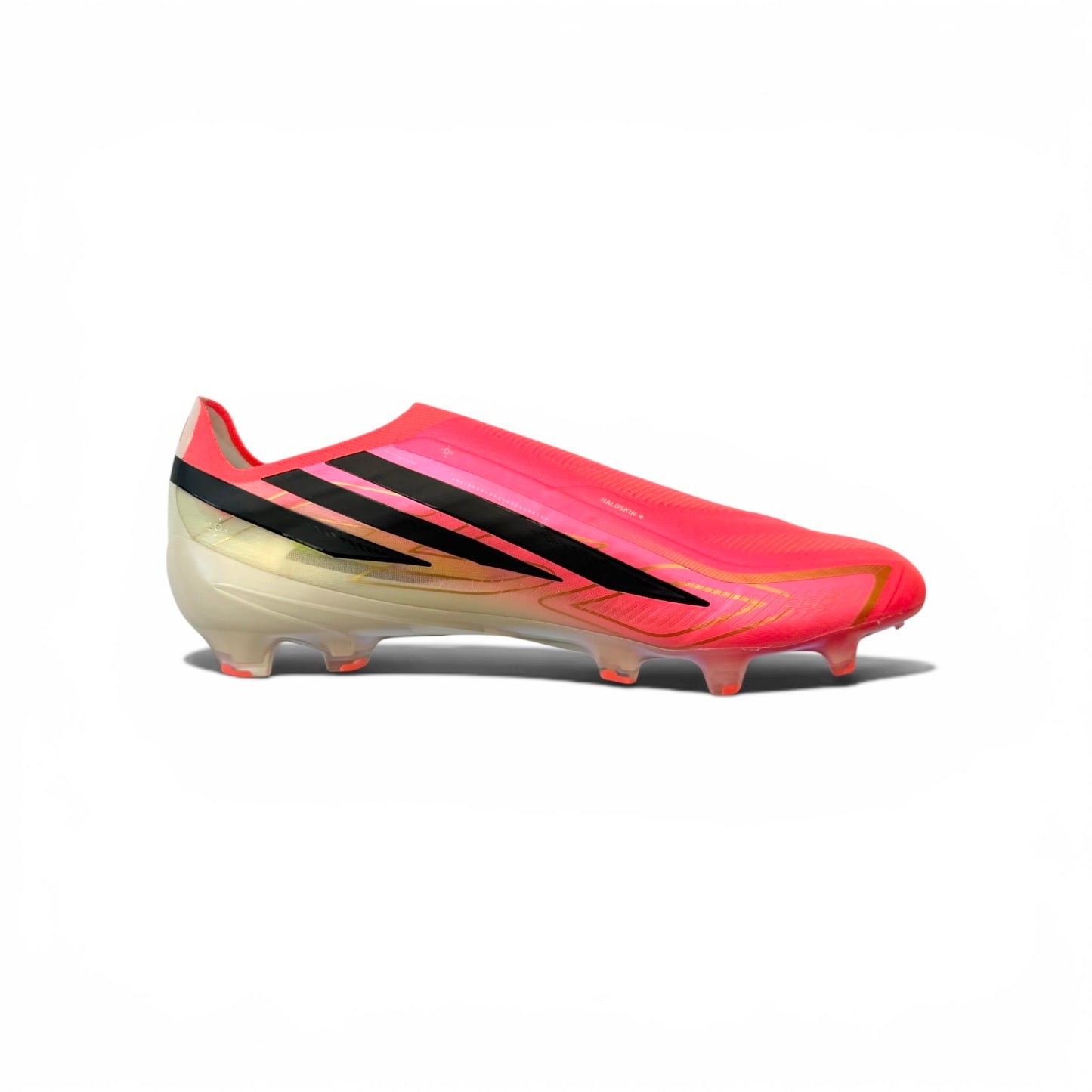 Adidas F50 Hyperfast Elite Laceless FG Solar Turbo/Core Black/Gold Met