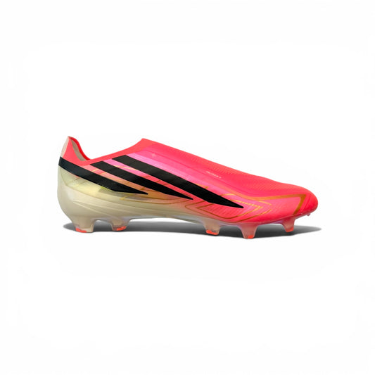 Adidas F50 Hyperfast Elite Laceless FG Solar Turbo/Core Black/Gold Met
