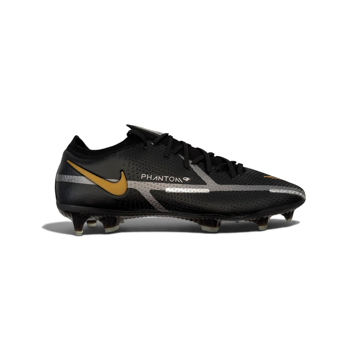 Nike Phantom GT 2 Elite FG Shadow - Black/Metallic Dark Grey/Metallic Gold