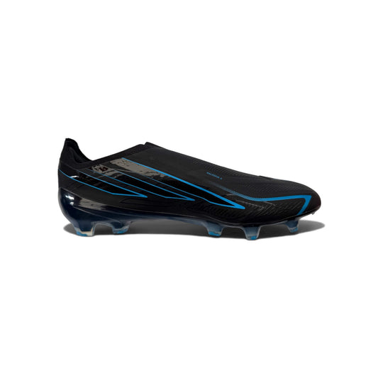 Adidas F50 Hyperfast Elite Laceless FG Core Black/Core Black/Lucid Ray Blue