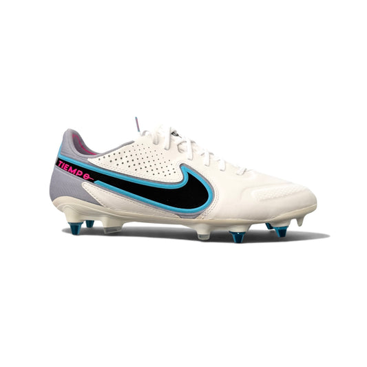 Tiempo Legend 9 Elite SG-Pro Blast Pack White/Baltic Blue/Pink Blast