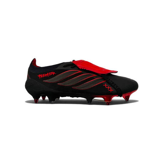 Adidas Predator Leather Elite Tongue SG Core Black/Core Black/Vivid Red