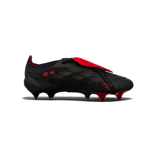 Adidas Predator Leather Elite Tongue SG Core Black/Core Black/Vivid Red