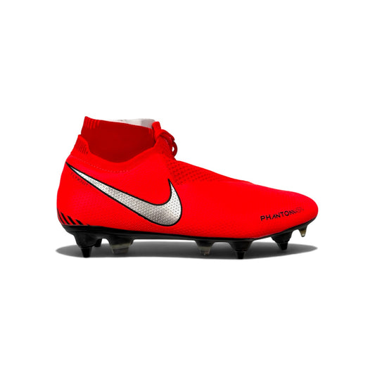 Nike Phantom Vision SG ELITE AC 'Game Over - Bright Crimson/Metallic Silver'