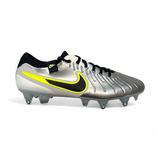 Nike Tiempo Legend 10 Elite SG-Pro - Metallic Silver/Black-Volt