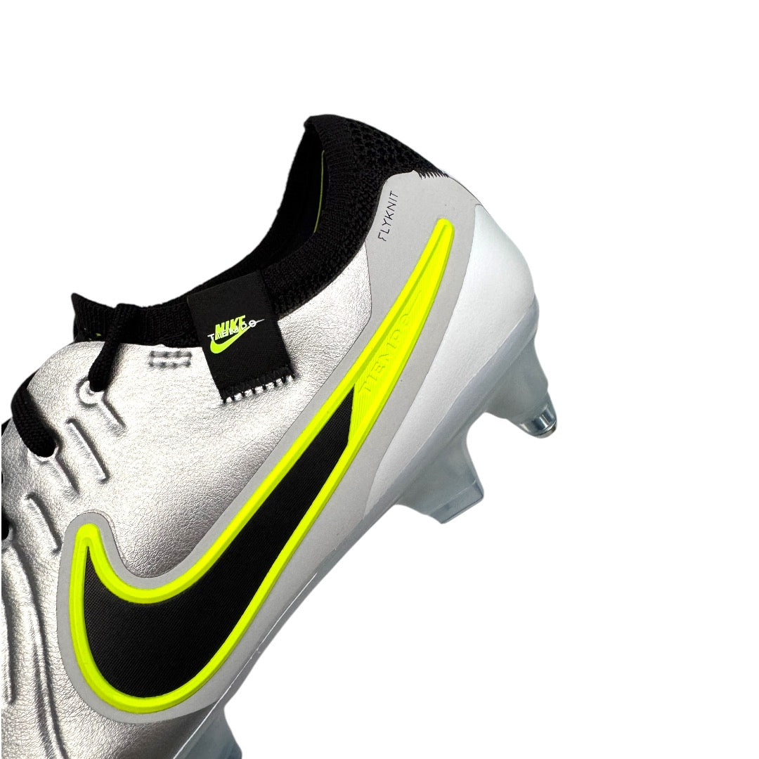 Nike Tiempo Legend 10 Elite SG-Pro - Metallic Silver/Black-Volt