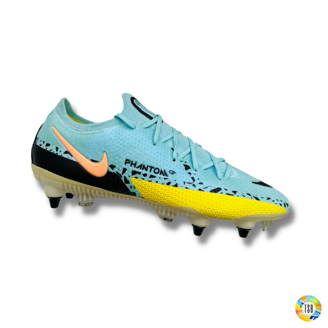 Nike Phantom GT II Elite SG Pro Anti Clog - Glacier Ice/Black/Yellow Strike - TopSpecBoots