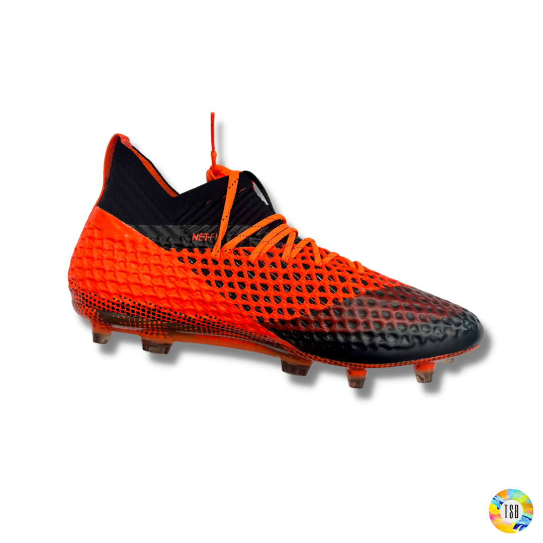 PUMA Future 2.1 Netfit FG/AG Uprising - PUMA Black/Shocking Orange - TopSpecBoots